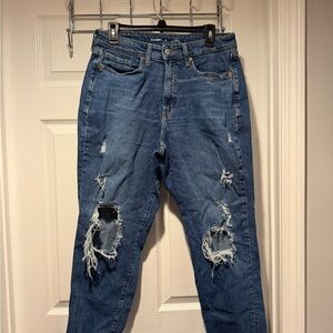 Old Navy High-Rise Curvy Blue Jeans